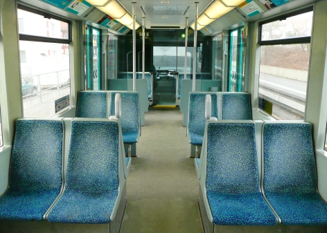 Innenansicht U4-Triebwagen 2