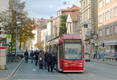 Straßenbahn Maxfeld